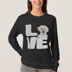 I Kärlek My Bichons Frise Hund älskare T Shirt
