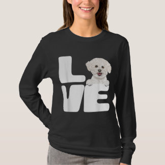 I Kärlek My Bichons Frise Hund älskare T Shirt