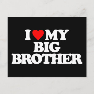 I KÄRLEK MY BIG BROTHER VYKORT