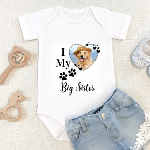 I Kärlek My Big Sister Anpassningsbar Photo Pet Hu T Shirt