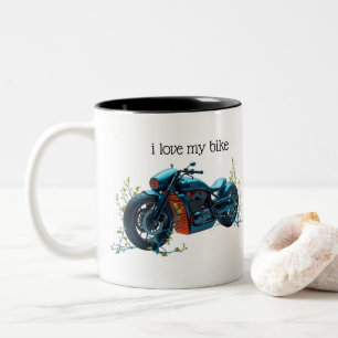 I Kärlek My Bike: Futuristiska Motorcycle Mugg Des