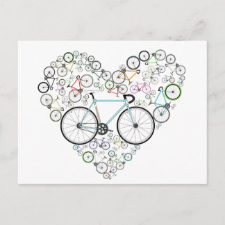 I Kärlek My Bike Vykort