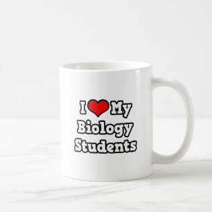 I Kärlek My Biology Studenter Kaffemugg