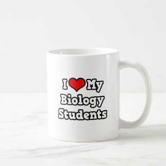 I Kärlek My Biology Studenter Kaffemugg