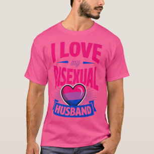 I Kärlek My Biseual Make Cute Bi Pride Anniversar T Shirt