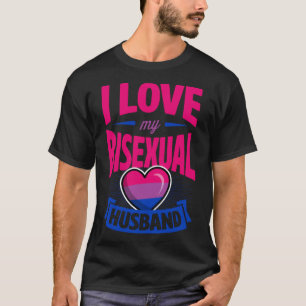 I Kärlek My Bisexual Make Cute Bi Pride Anniversa T Shirt