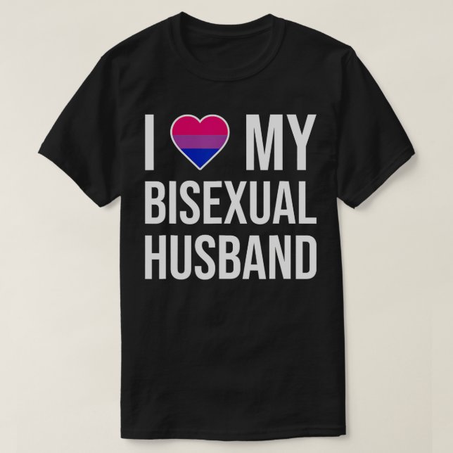 I Kärlek My Bisexual Make T Shirt (Design framsida)