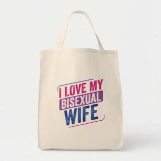 I Kärlek My Bisexual Makfe Bi Pride Bisexual Flagg Tygkasse