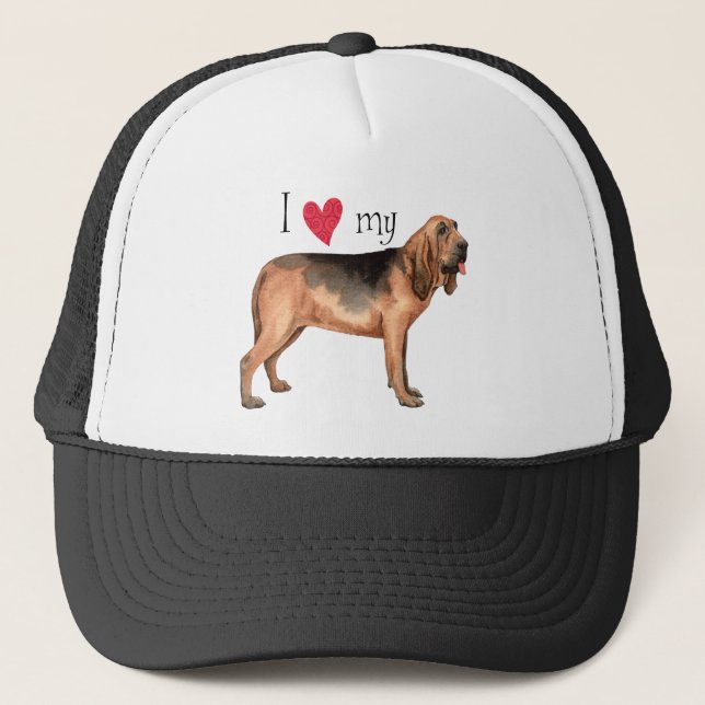 I Kärlek my Bloodhound Keps (Framsida)