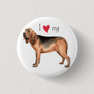 I Kärlek my Bloodhound Knapp