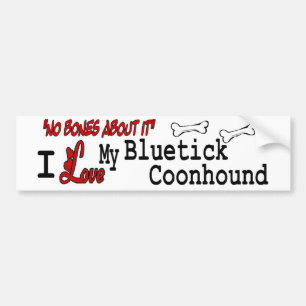 I Kärlek My Bluetick Coonhound Bildekal