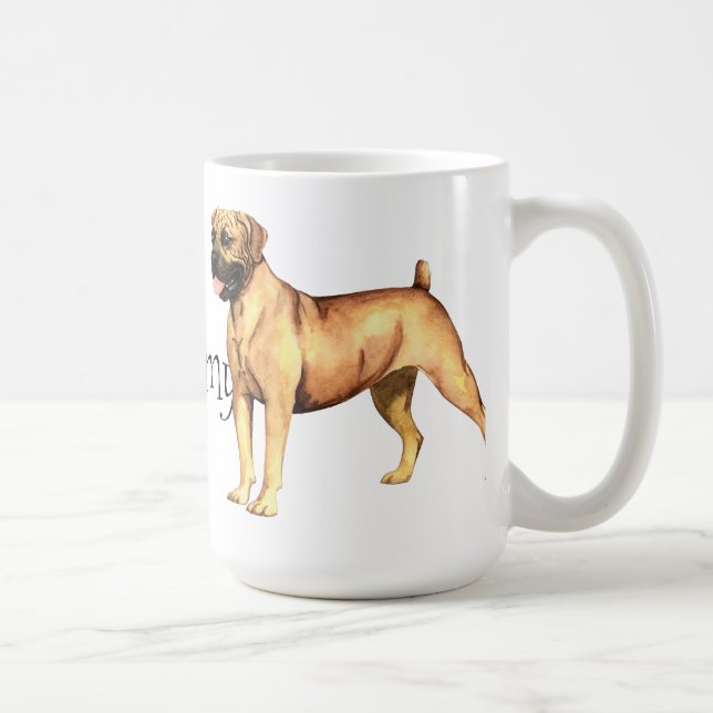 I Kärlek my Boerboel Kaffemugg (Höger)