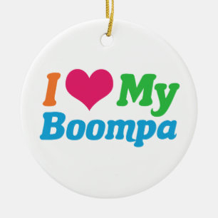 I Kärlek My Boompa Julgransprydnad Keramik