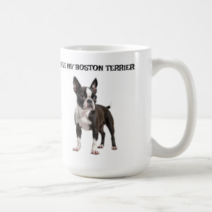 I Kärlek My Boston Terrier Kaffemugg