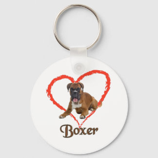 I Kärlek My Boxer Hund Nyckelring