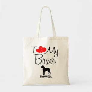 I Kärlek My Boxer Hund Tygkasse