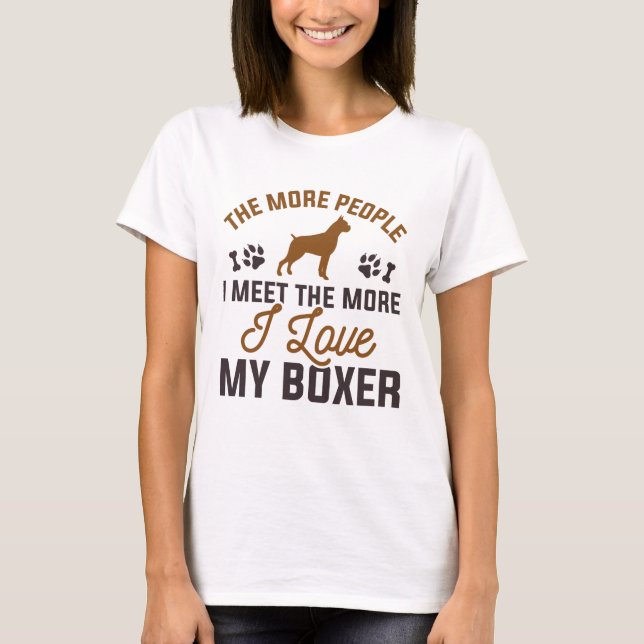I Kärlek My Boxer T Shirt (Framsida)