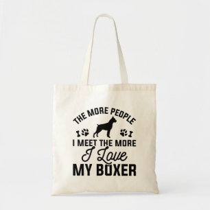 I Kärlek My Boxer Tygkasse