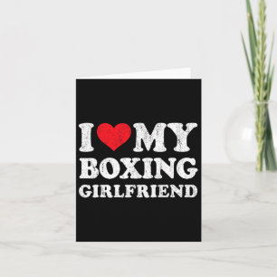 I Kärlek My Boxing Girlkompis Funny Boykompis Vale Kort