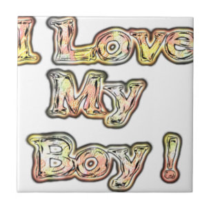 I Kärlek My Boy Design Coola Vintage Collection Te Kakelplatta