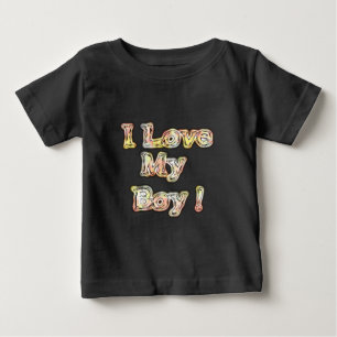 I Kärlek My Boy Design Coola Vintage Collection Te T Shirt