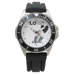 I Kärlek My BOYFRIEND Make PAPPA Grandpa Brother W Armbandsur