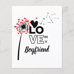 I Kärlek My BOYFRIEND - Modern personlig Anpassnin Flygblad