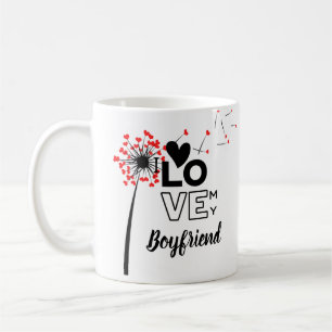 I Kärlek My BOYFRIEND - Modern personlig Anpassnin Kaffemugg