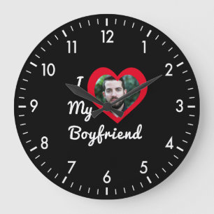 I Kärlek My Boykompis Bae Personlig Anpassningsbar Stor Klocka