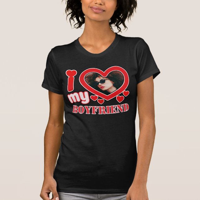 I Kärlek My Boykompis Personlig T Shirt (Framsida)