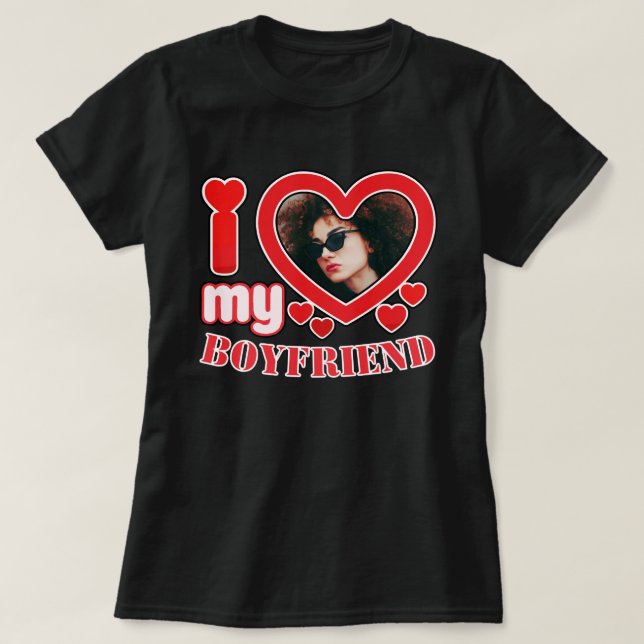 I Kärlek My Boykompis Personlig T Shirt (Design framsida)