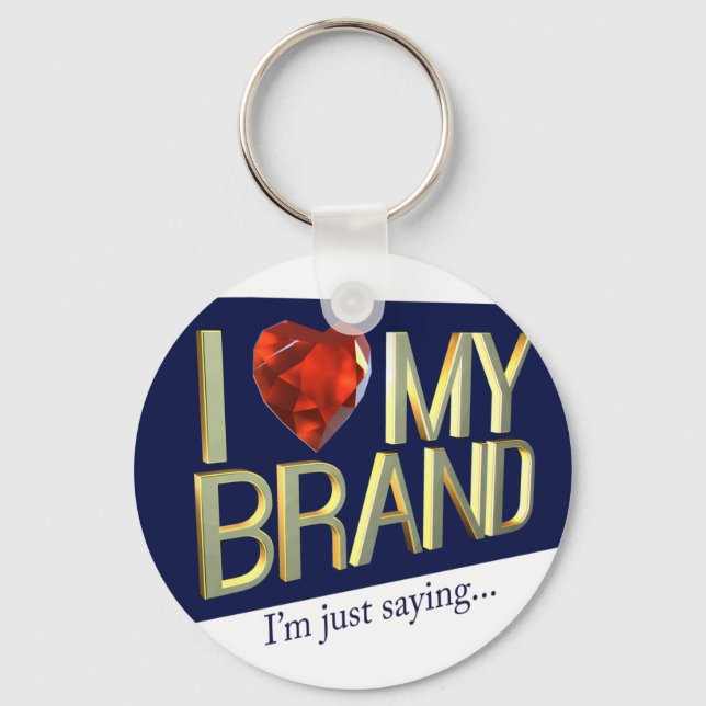 I Kärlek My Brand Nyckelring (Framsida)