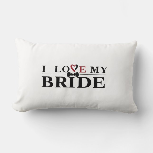 I Kärlek My Bride Dekorativ kudde (Framsida)
