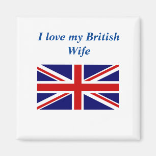 I kärlek My British Wife Magnet