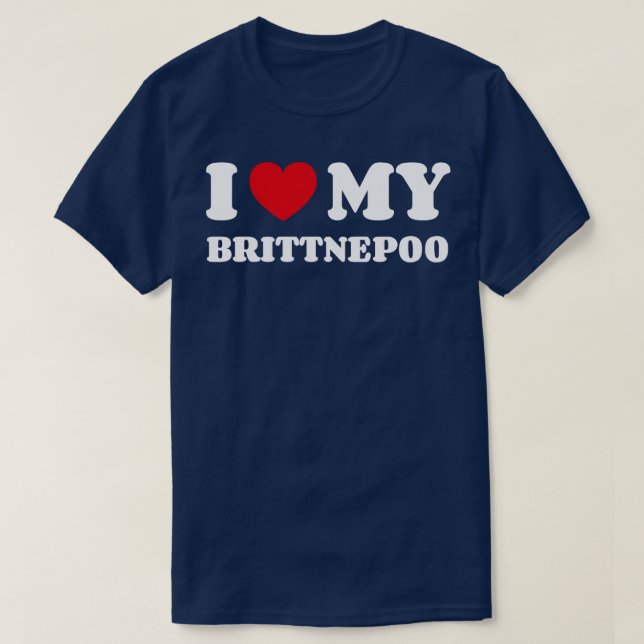 I Kärlek My Brittnepoo T Shirt (Design framsida)