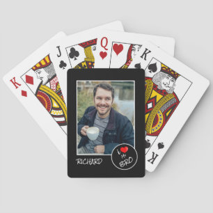 I Kärlek My Bro, Anpassningsbar Photo - Personlig Casinokort