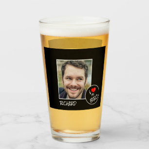 I Kärlek My Bro, Anpassningsbar Photo - Personlig Glaskopp