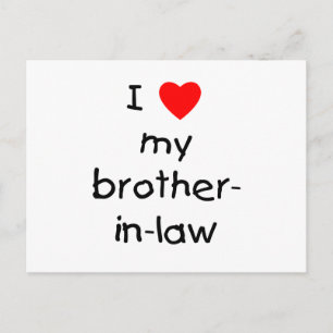 I Kärlek My Brother-in-Law Vykort
