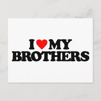 I KÄRLEK MY BROTHERS VYKORT