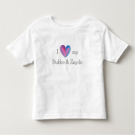 I Kärlek My Bubbe och Zayde T-Shirt