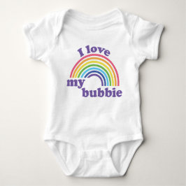 I Kärlek My Bubbie - Cute Rainbow T Shirt