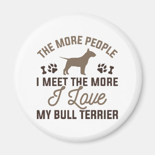 I Kärlek My Bull Terrier Magnet