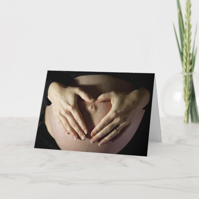 I Kärlek My Bump Kort (Framsida)