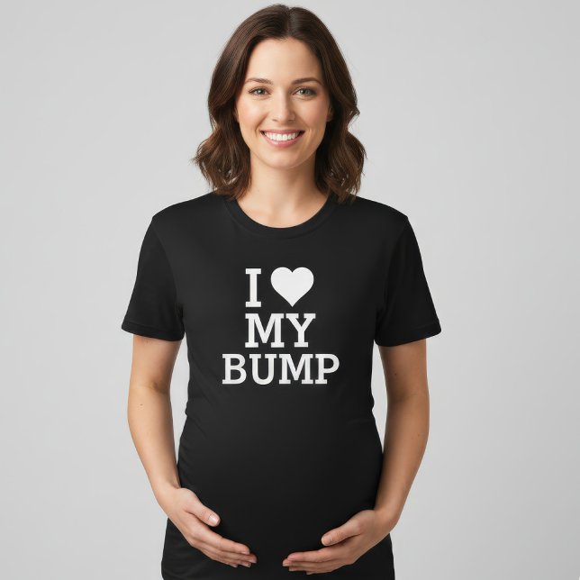 I Kärlek My Bump Moderskap Tee (Skapare uppladdad)