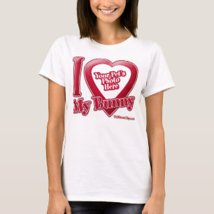 I Kärlek My Bunny - Foto T Shirt