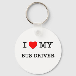 I Kärlek My BUSS DRIVER Nyckelring