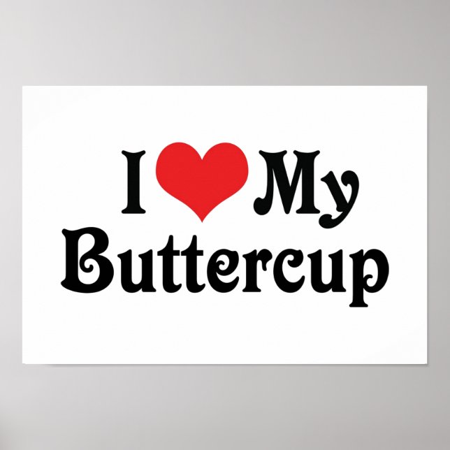I Kärlek My Butterkoppar Poster (Framsidan)