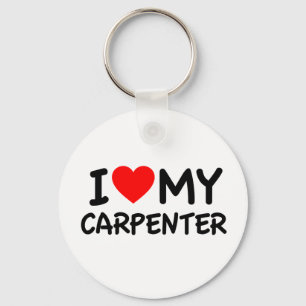 I Kärlek my Carpenter Nyckelring
