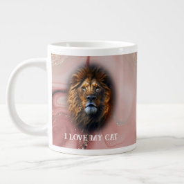 "I Kärlek My Cat" Anpassningsbar Specialty Mugg Ma Jumbo Mugg