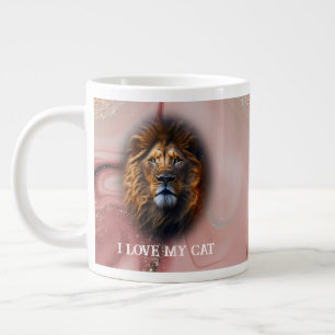 "I Kärlek My Cat" Anpassningsbar Specialty Mugg Ma Jumbo Mugg
